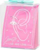 Lisa en Lena oorringen J1MO71 Silver-Plated
