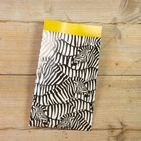 Traktatie- / cadeauzakje Zebra, 20 stuks