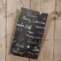 Kerst traktatie / cadeauzakje Handlettering, 20 stuks