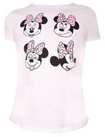 Disney dames t-shirt Minnie Mouse Faces, wit