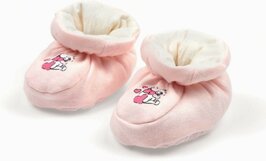 Winnie de Pooh baby slofjes roze, mt 86/92