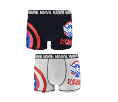 Marvel's Captain America heren boxershorts, 2-pack, maat XL