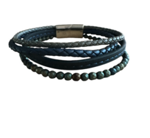 Victoria heren armband, gevlochten