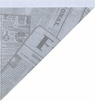 Puntzak groot, met krant-opdruk, 50 stuks