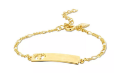 Victoria goudkleurig baby-armbandje