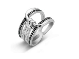 Victoria zilverkleurige dames-ring