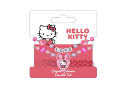 Hello Kitty 3-delige armbanden setje Love