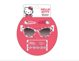 Hello Kitty zonnebril met haar-accessoires