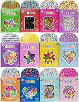 12 st. kralendoosjes met koord, 1 mtr. 