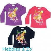 Winx longsleeve, maat 98, donker roze