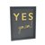 Houten wanddecoratie bord met tekst Yes you can ! Houten wanddecoratie bord met tekst Yes you can !