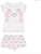 Pink Panther kinder shortama grijs / roze Pink Panther kinder shortama grijs / roze
