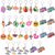 Set van 32 sleutelhangers met thema Seaside