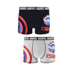 Marvel's Captain America heren boxershorts, 2-pack