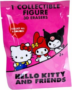 Hello Kitty and Friends 3D eraser / 1 stuks