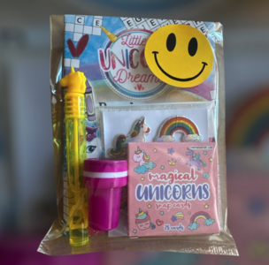 Unicorn traktatie 5-delig, uitdeelcadeautje