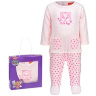 Paw Patrol babypakje, roze, 2-delig