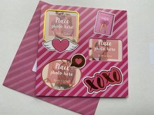 Valentijnskaart / wenskaart met fotoframes Perfect Match