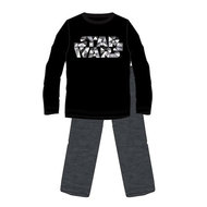 Star wars heren pyjama, zwart,  met tekst Star Wars