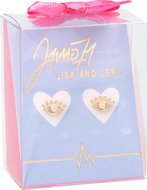 Lisa en Lena oorknopjes, gold-plated