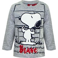 Snoopy baby shirt / longsleeve, grijs, maat 80