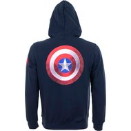 Donkerblauwe Avengers hoodie volwassenen