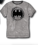 Batman heren t-shirt, volwassenen, licht grijs