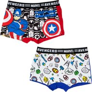 Avengers boxershorts, blauw / wit