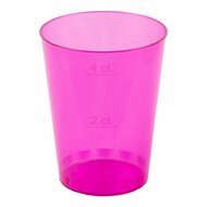 Set van 50 stuks roze shotglaasjes 20/40cc