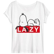 Peanuts Snoopy dames shirt / nachthemd Lazy, maat M 