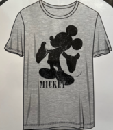 Disney's Mickey Mouse, heren t-shirt, div. maten 