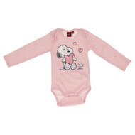 Snoopy baby rompertje, roze, maat 74/80