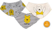 Set van 3 Winnie de Pooh kwijlslabbetjes