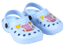 Peppa Pig clogs, strandslippers, blauw, maat 28-29