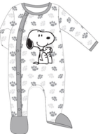 Snoopy baby pyjama / onesie, div. maten