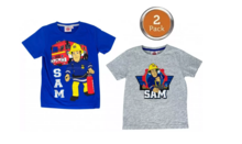 Brandweerman Sam t-shirts 2-pack