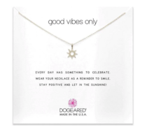 Ketting " Good Vibes Only " sun