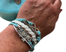 Ibiza Style armband, where there's a way, turquoise