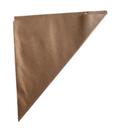 Papieren puntzak klein / kraftpapier, 100 st. 