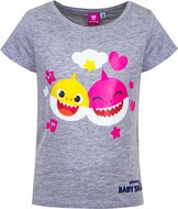 Baby Shark t-shirt grijs, maat 92
