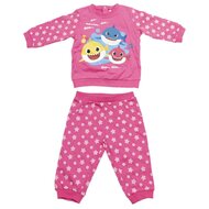 Baby Shark baby pyjama roze, div. maten