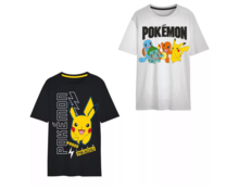Pokemon kinder t-shirts, wit, maat 146-152