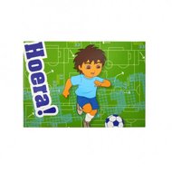 Diego prentkaart voetbal met opdruk ; Hoera