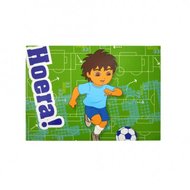 Diego prentkaart voetbal met opdruk ; Hoera