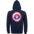 Donkerblauwe Avengers hoodie volwassenen_